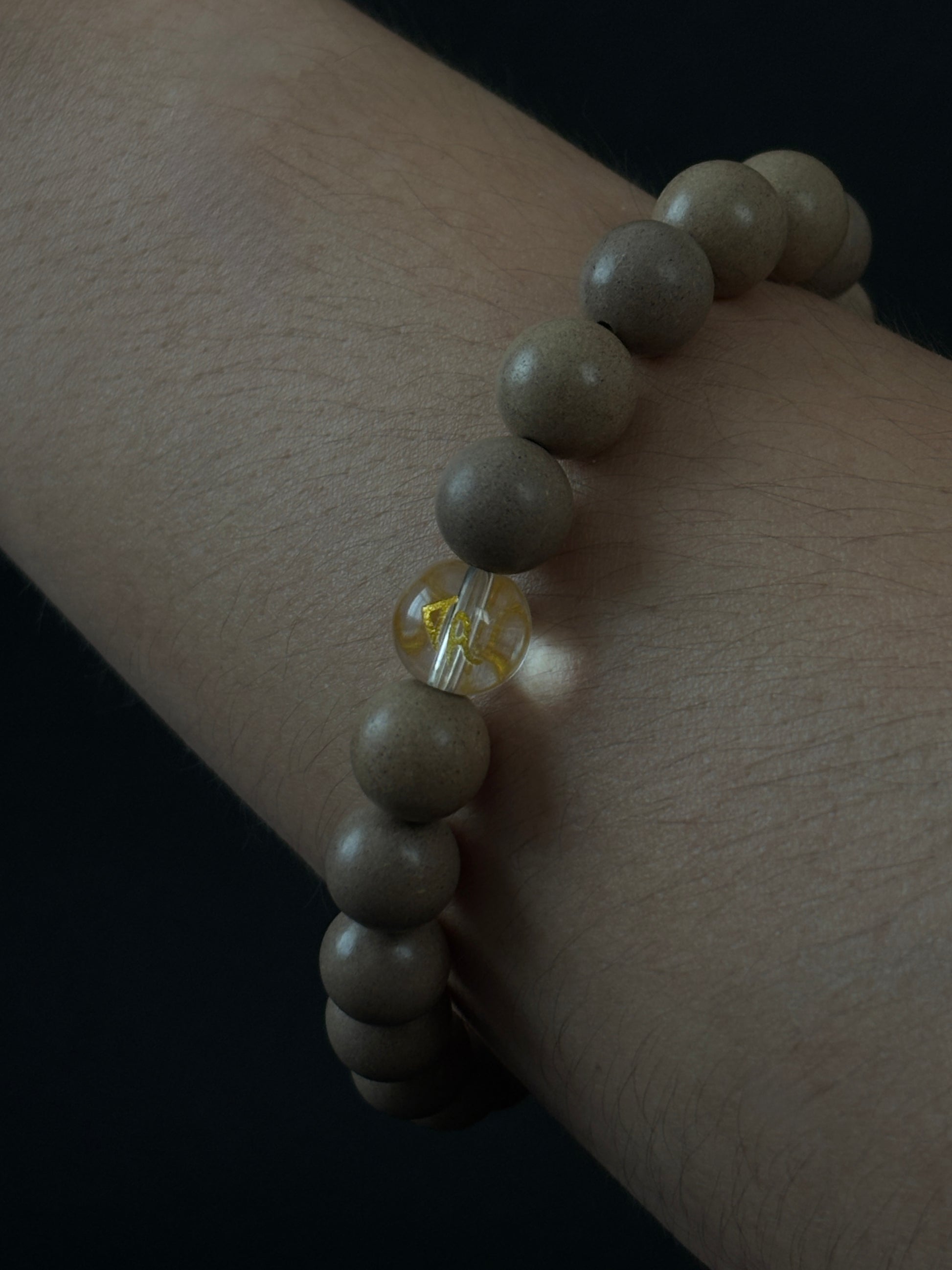 Five-Element Herbal & Aromatic Bracelet Collection Metal Element - Western White (Jin Xi Bai) (Inspired by the Ancient Chinese Five Elements: Metal, Wood, Water, Fire, Earth)