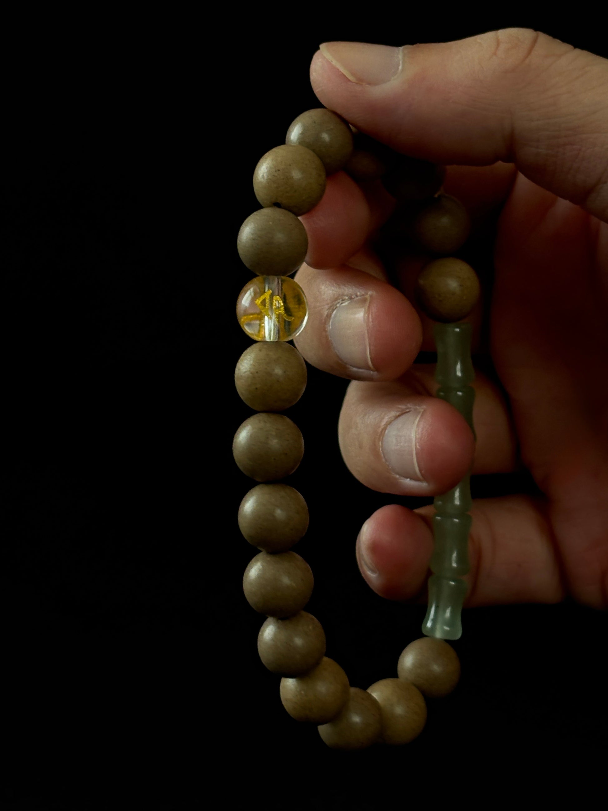 Five-Element Herbal & Aromatic Bracelet Collection Metal Element - Western White (Jin Xi Bai) (Inspired by the Ancient Chinese Five Elements: Metal, Wood, Water, Fire, Earth)