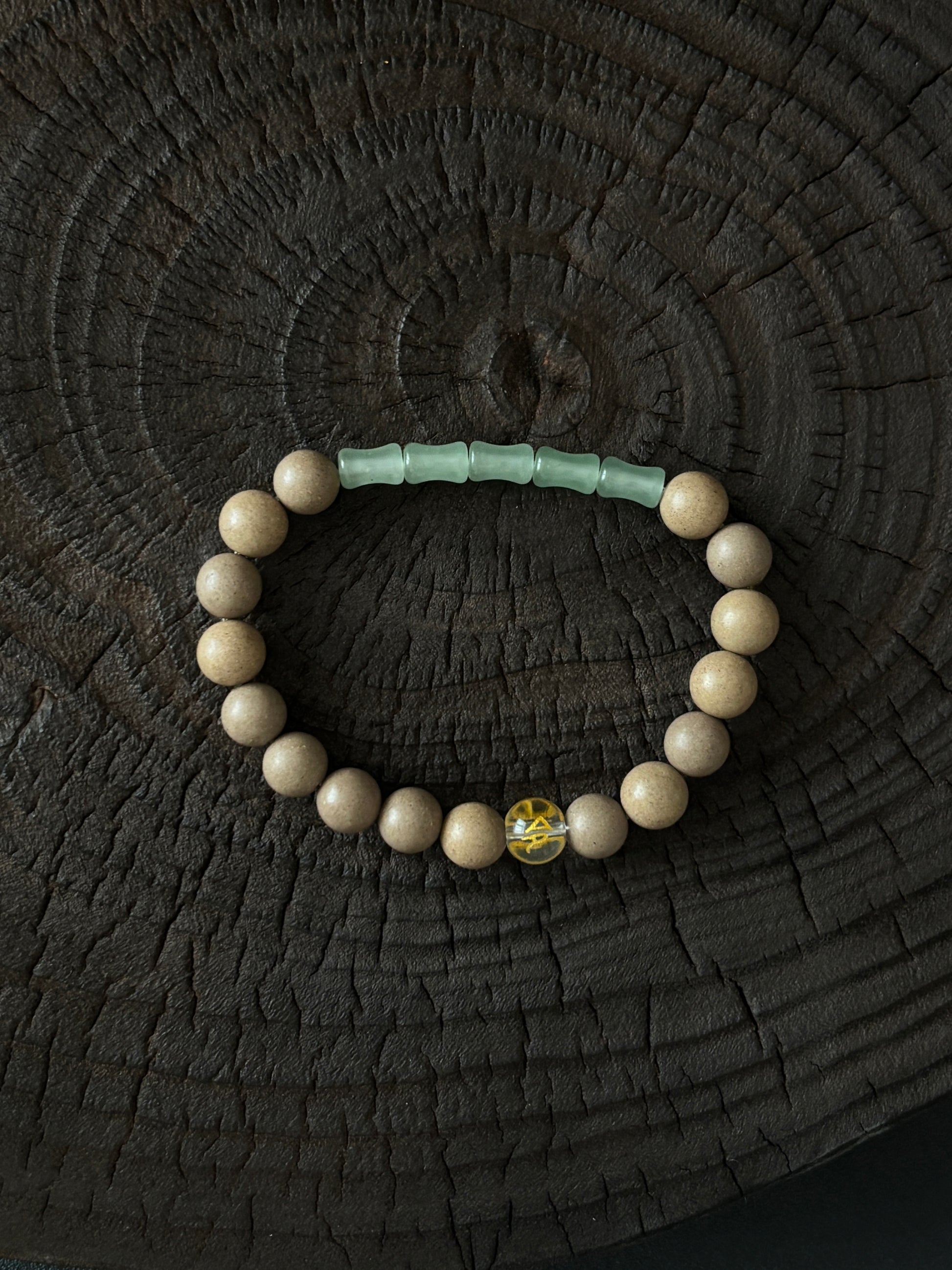 Five-Element Herbal & Aromatic Bracelet Collection Metal Element - Western White (Jin Xi Bai) (Inspired by the Ancient Chinese Five Elements: Metal, Wood, Water, Fire, Earth)