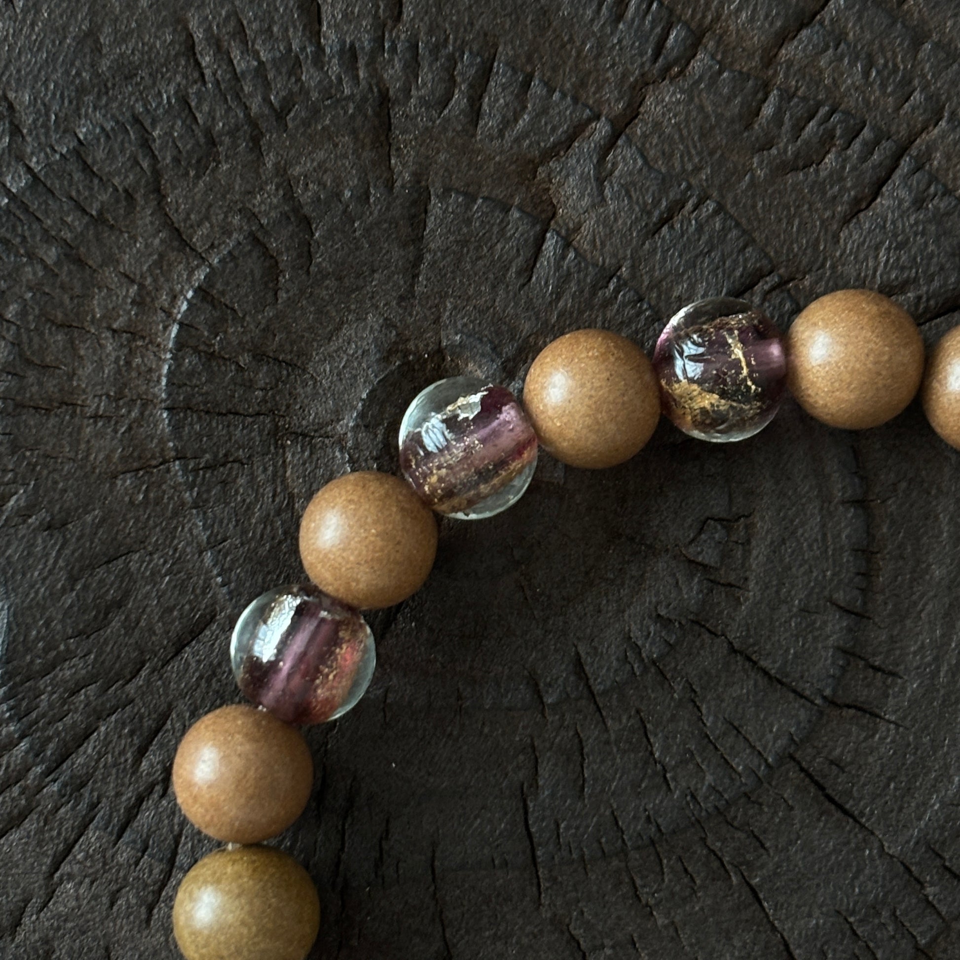 Five-Element Herbal & Aromatic Bracelet Collection Fire Element - Southern Red (Huo Nan Hong) (Bei Shui Hei) (Mu Dong Qing)(Jin Xi Bai) (Jin Xi Bai) (Inspired by the Ancient Chinese Five Elements: Metal, Wood, Water, Fire, Earth)