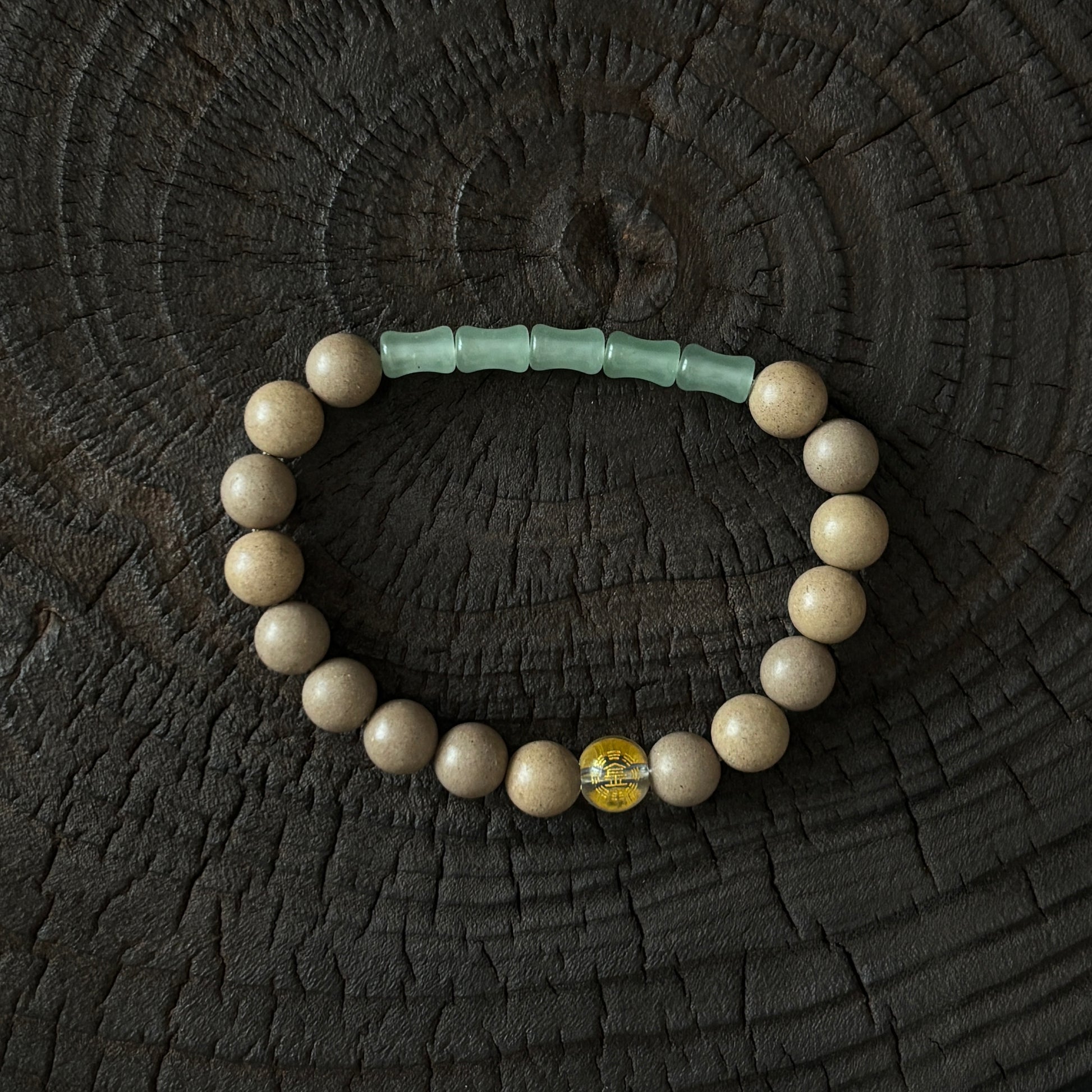 Five-Element Herbal & Aromatic Bracelet Collection Metal Element - Western White (Jin Xi Bai) (Inspired by the Ancient Chinese Five Elements: Metal, Wood, Water, Fire, Earth)